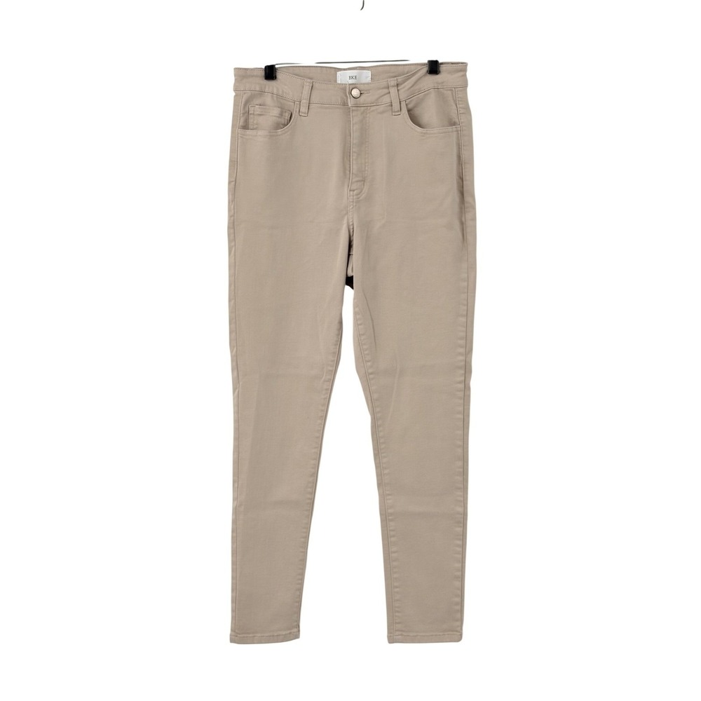BKE Buckle Estilo Womens Tan Khaki High Rise‎ Skinny Stretch Jeans Size 30x28